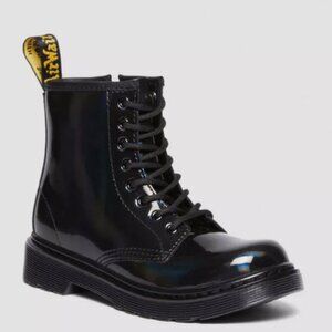 SOLD - Dr. Martens Patent Leather Lace-Up Boots - Black, Size 11 (Child/Junior)